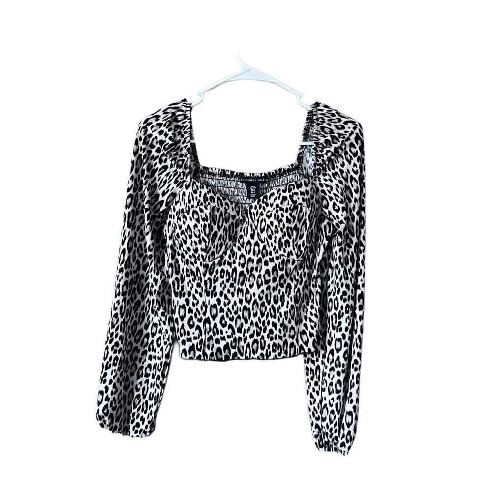NWOT | Long sleeve leopard top